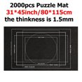 thumbnail image 1 of 1500-3000pcs Felt Puzzle Mat Set 3color Available Puzzle Playing Blanket with Portable Travel Storage bag Puzzle Accessories DDJ, 1 of 5