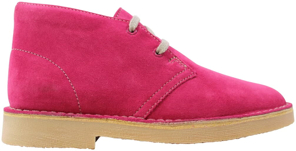 clarks pink desert boots