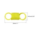 thumbnail image 2 of Uxcell 20Pack Beads Stopper Mini Spring Clamps Bead Jewelry End Clasps, Yellow, 2 of 5