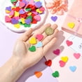 thumbnail image 4 of 1 Box 300Pcs Heart Felt Shapes Felt Hearts Bulk Decors Woven Pre Cut Flat Cute Colorful Love Embellishments Thin Fabric Needle Felting for DIY Crafts Supplies Sewing Decoration Handicrafts DIY, 4 of 7
