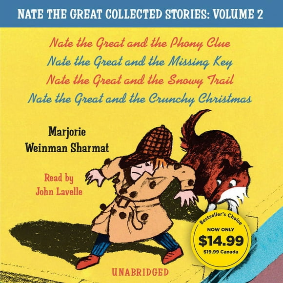 Nate the Great: Nate the Great Collected Stories: Volume 2 : Nate the Great and the Phony Clue; Nate the Great and the Missing Key; Nate the Great and the Snowy Trail; Nate the Great and the Crunchy Christmas (CD-Audio)