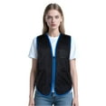 thumbnail image 1 of TOPTIE Supermarket Employee Volunteers Uniform Vest Unisex Zipper Front Breathable Mesh Waistcoat, 1 of 7