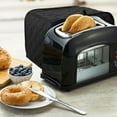 thumbnail image 4 of Toaster Cover Soft Lightwight Polyester Small Appliance Cover Machine Washable Bread Maker Protective Cover, 4 of 8