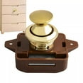 thumbnail image 3 of Push Button Drawer Cupboard Cabinet RV Caravan Catch Latch Knob Handle Locks, 3 of 9