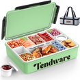 thumbnail image 1 of Caja para aperitivos TENDWARE con bolsa de hielo y bolsa, color lima, 1 of 7