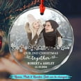 thumbnail image 2 of Our 2nd Christmas Together Glass Ornament 2025, Photo/Date/Name Mr & Mr Together Christmas Ornament Gift for Wedding Dating Anniversary, Second Xmas Together Glass Ornaments, 2 of 6