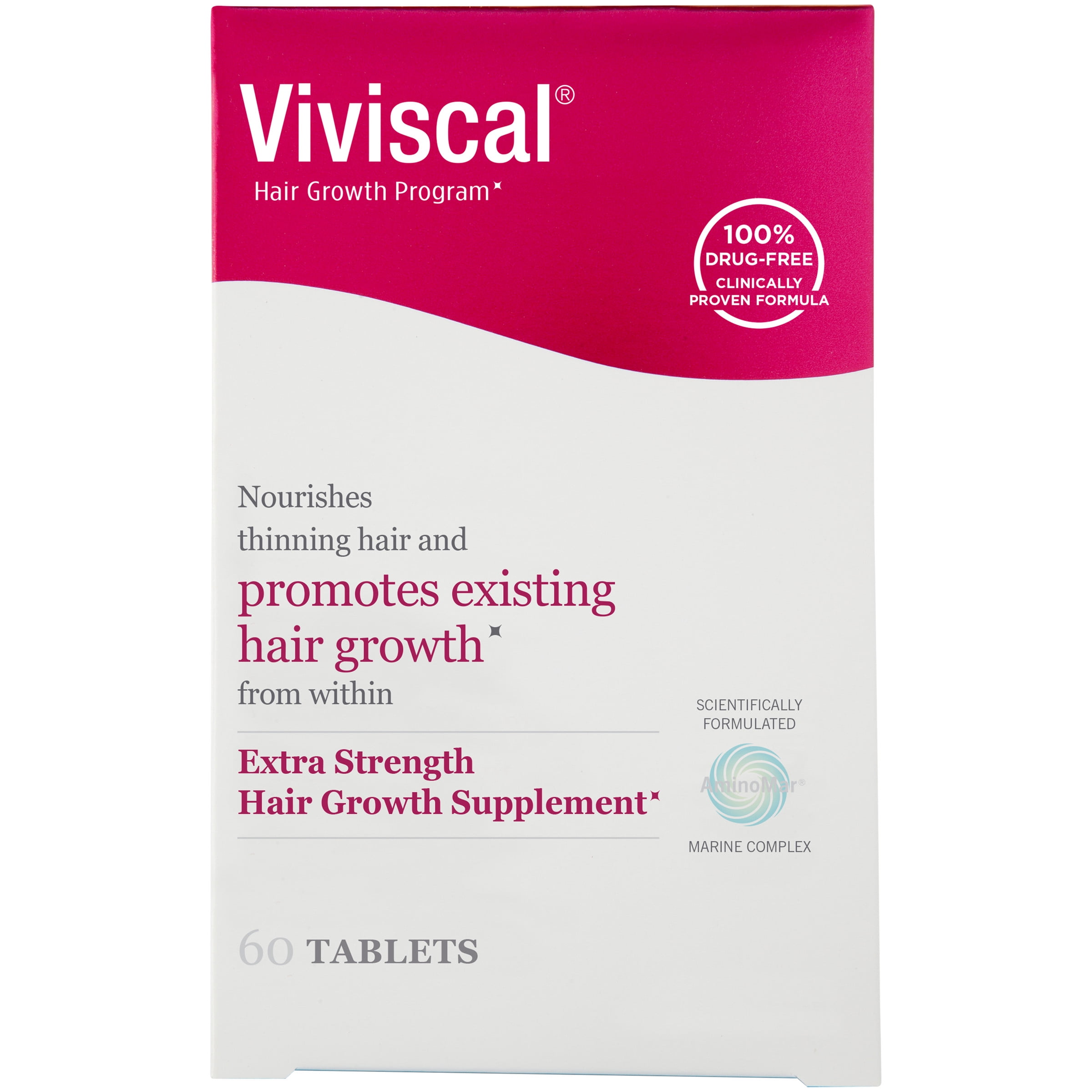 Viviscal Hair Growth Supplement for Women Tablets, 60 Ct - Walmart.com