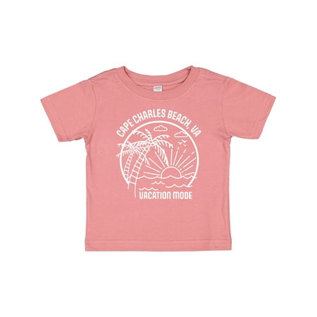 

Inktastic Summer Vacation Mode Cape Charles Beach Virginia Gift Baby Boy or Baby Girl T-Shirt