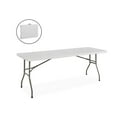 thumbnail image 4 of Home Culture Plastic Folding Table - Plastic Folding Table - 6' x 30'' - 10 Pack, 4 of 5