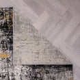 thumbnail image 4 of World Rug Gallery Adare Contemporary Abstract Area Rug - YELLOW - 6'6"x9', 4 of 9