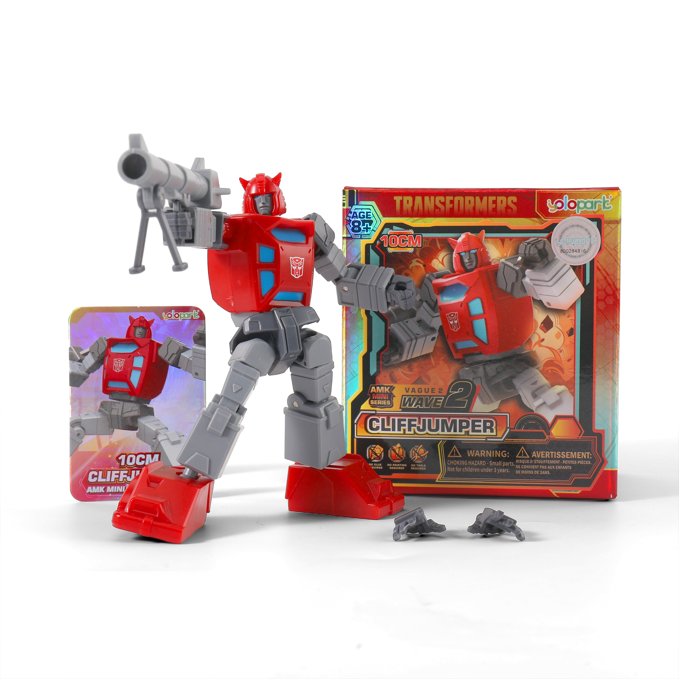 YOLOPARK Transformers Toys, Transformers G1 Action Figures Toy, Mini Autobot Series Model Kit Toys for Kids Age 8+,4.33"