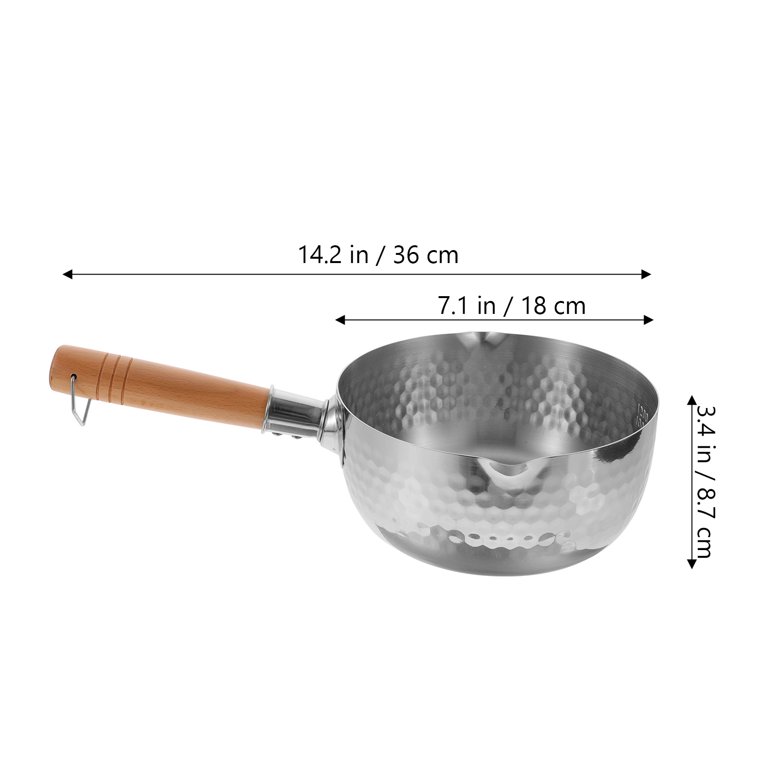 Zcyifa Nonstick Stainless Steel Yukihira Sauce Pan with