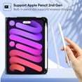 thumbnail image 4 of Fintie Case for iPad Mini 7 (A17 Pro) 2024 / iPad Mini 6 2021, Multi-Angle Folio Smart Stand Cover w/Pencil Holder & Pocket, Auto Sleep/Wake for iPad Mini 7th/6th Generation 8.3 Inch, 4 of 8