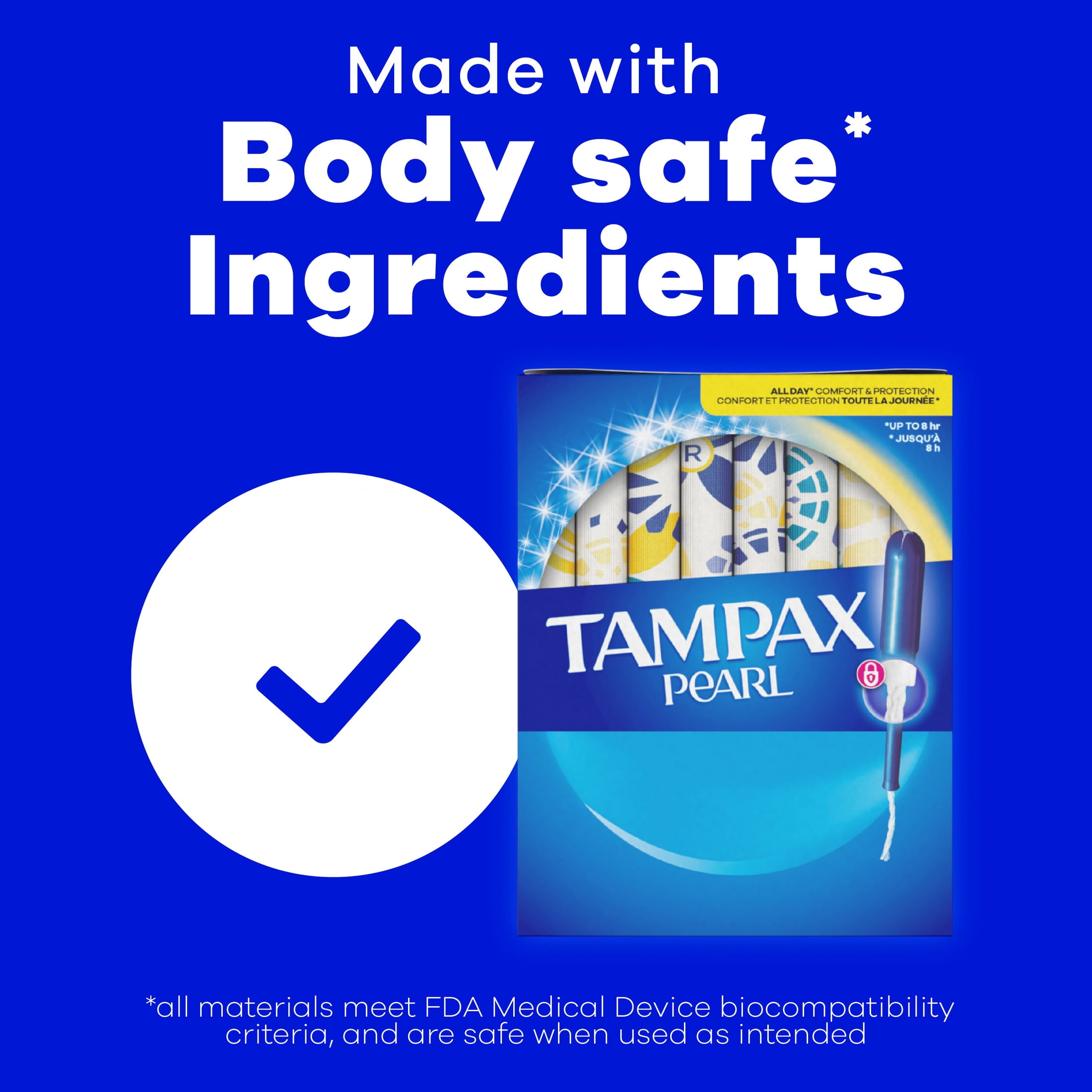 Tampax Pearl Tampons with LeakGuard Braid, Light Absorbency, 100 Count