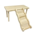 thumbnail image 2 of 2 piezas de plataforma de escalada para hámster, plataforma para mascotas, escalera decorativa, accesorio para jaula Mesa M y escalera L, 2 of 7