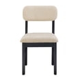 thumbnail image 5 of Better Homes & Gardens Juliet Upholstered Dining Chairs, Black and Cream, Set of 2, 5 of 9