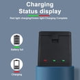 thumbnail image 4 of Caso de cobro Batería de 3 piezas de 1800 mAh + cargador de batería de 3 ranuras con puerto USB compatible con GoPro Hero 12/11/10/9, 4 of 8