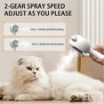 thumbnail image 3 of 2025 New Cat Steam Brush 3-in-1 Massage Steamy Grooming Cleanser, Anti-Static Deshedding Pet Hair Remover, 3 of 5
