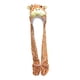 thumbnail image 3 of 2x Lindo Animal Felpa Personaje Sombrero Guantes Bufanda Accesorios de Fotos para Mujeres Niñas Cerdo Jirafa Yuyangstore Sombrero de novedad, 3 of 8
