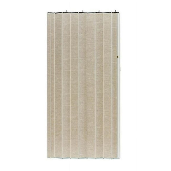 Spectrum Woodshire Accordion Folding Door Fits 36"wide x 80"high Solid Core Vinyl Laminated MDF Chalk Color