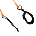 thumbnail image 4 of Wweixi Surfing Surfboard Ankle Leash Leg Rope Stand Up Coiled Paddleboard Orange, 4 of 6