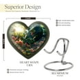 thumbnail image 2 of Humming Bird Heart Urn For Ashes, Urn For Ashes Adult Male, Urns For Ashes For Women, Small Urns For Human Ashes, Funeral Urns For Adult Ashes Men, Decorative Urn, Miniature Urn 3 Inch,1pcs, 2 of 5
