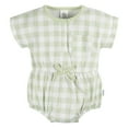 thumbnail image 3 of Gerber Baby Girl Rompers, 2-Pack, Sizes 0/3 Months - 24 Months, 3 of 8