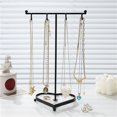 thumbnail image 4 of Adjustable Earring Storage Rack Jewelry Stand Presentation Shelves with Tray, 4 of 6