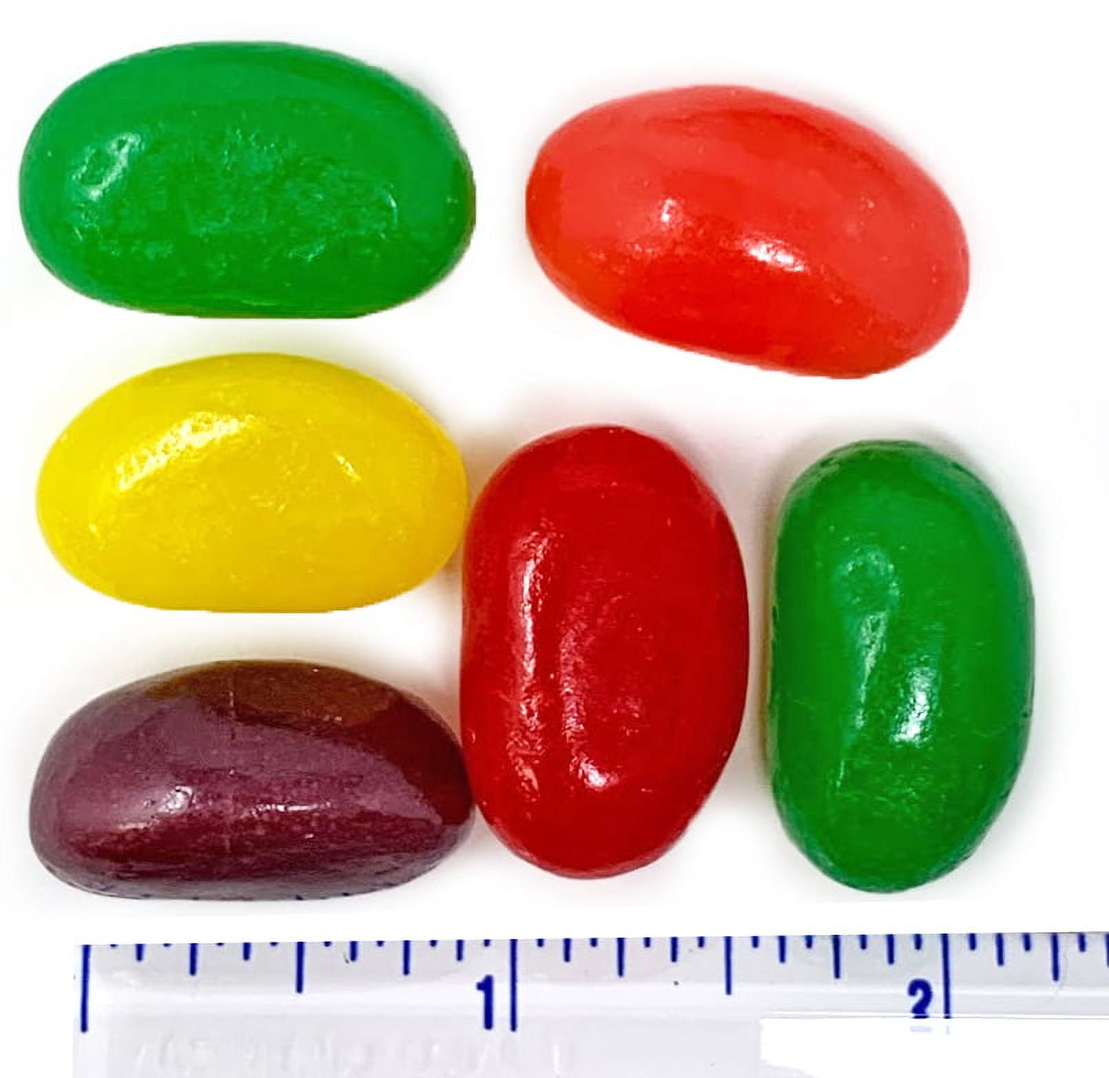 SweetGourmet Jumbo Assorted Fruits Jelly Beans | Bulk Unwrapped | 3 Pounds