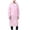 Pink, variant on Sentmoon Womens Rain Jacket with Hood Long Sleeve Rain Coat Women Solid Color All-Weather Button up Rain Ponchos for Adults for Outdoor Activities White XL