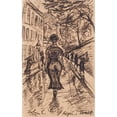 thumbnail image 3 of John Christensen 16x24 Black Modern Framed Museum Art Print Titled - Rain in the Strait (1939), 3 of 5
