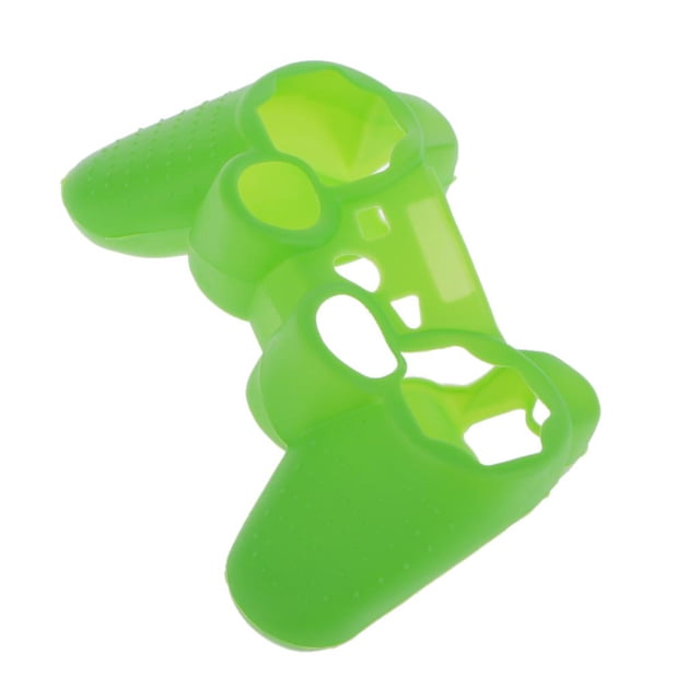 De Silicona Protectora De La Piel Cubierta De La Caja Para El Regulador Ps3 - Verde Sunnimix Caso de la piel de silicona para Sony PS3