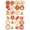 B, variant on Giyblacko Christmas Advent Calendar Numbers Sticker Stickers Christmas Gift Number Stickers 24 Stickers Round Christmas Seal