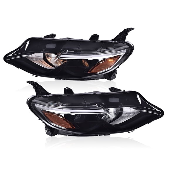 PIT66 1Pair Front Halogen Headlights Headlamp Fit For 2019-2022 Chevrolet Chevy Malibu