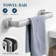 thumbnail image 2 of YANGLI 7-Piece Brushed Nickel Bathroom Accessory Set, SUS304 Stainless Steel, Wall Mounted Towel Racks & Bars, 2 of 5