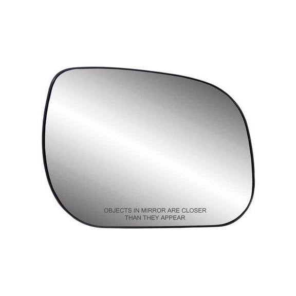 80225 - Fit System Passenger Side Non-heated Mirror Glass w/ backing plate, Toyota RAV 4 US Built 09-12, 5 5/ 8" x 7 3/ 8" x 8 1/ 8"