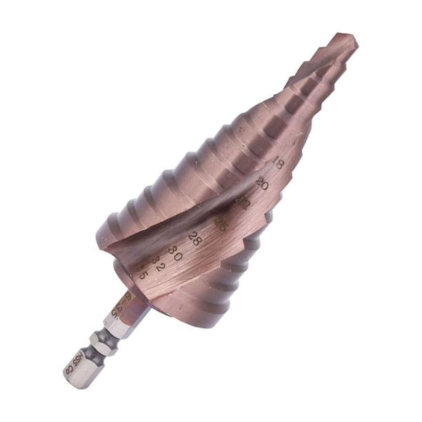 Broca escalonada Jadeshay con revestimiento de cobalto Acero de alta velocidad 3-12 4-12 4-20 4-22 6-24 4-32 6-35 A