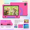thumbnail image 4 of Tableta con Pantalla Ips HD de 10inch Kids Tablet Android 15,1280x800 con Funda EVA,12GB (3g+9g) RAM+64GB Rom,Quad-Core, Wi-Fi6,6000mAh,App de Control Parental Certificada por Google - Rosa, 4 of 10