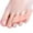 Beige, variant on Unisex Silicone Toe Corrector Gel Straightener Hammer Toe Separator Foot Care Tool Reusable