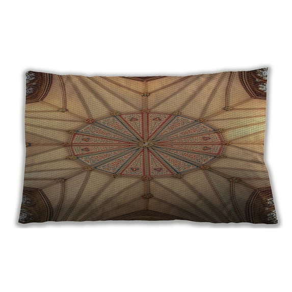 Ahgly Company Indoor Rectangular Patterned Lumbar Throw Pillow, 13 inch by 19 inch
