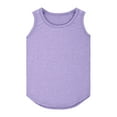 thumbnail image 4 of Gubotare Teen Girls Crop Tops Kids Tank Top Solid Undershirt Girls Sleeveless Tees for Little Girls Size 14-16 (Purple,13-14 Years), 4 of 4