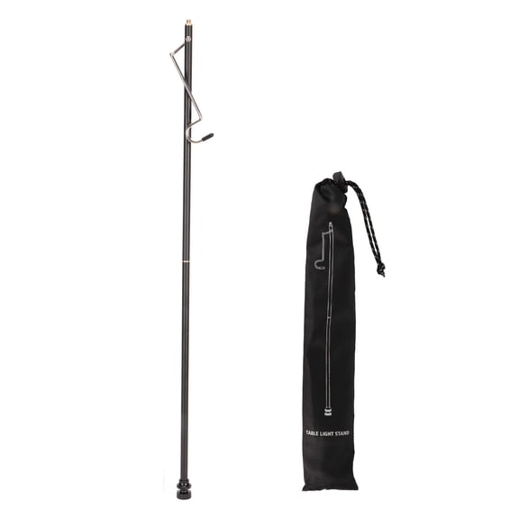 Xirurus Portable Aluminum Lantern Stand – Foldable, Detachable Light Pole for Camping & Outdoor Tables