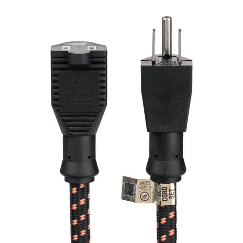 PrimeCables® 10FT Power cord Extension Nylon Braided 3 Punches,16 AWG 13A 125V 1625W Walmart