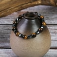 thumbnail image 6 of Hematite Bracelet,Hemios Hematite Bracelet,Hemios Hematite Bracelet Men - Reignites Masculine Energy, Natural Hematite Stone Beaded Stretch Healing Bracelets, 6 of 9