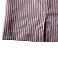 thumbnail image 4 of Pantalon 7/8 pour Femmes Travail Capris en Lin à Rayures pour Femmes Jambe Droite Taille Élastique Robe Décontractée Pantalon Court pour le Travail Voyage Rouge P, 4 of 9