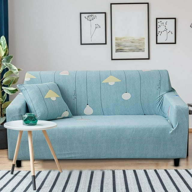 Fashionable Lamp Pattern Soft Polyester Sofa Cover Slipcover Decor (for 4 Seat Sofa)
