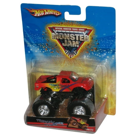 Hot Wheels Monster Jam (2007) Tropical Thunder Toy Truck 28/75 - (Damaged Packaging)