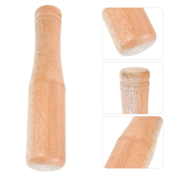 HOMEMAXS  Pestle Wooden Garlic Stick Pounder Muddler Tool Baby