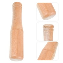 HOMEMAXS Pestle Wooden Garlic Stick Pounder Muddler Tool Baby