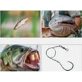 thumbnail image 6 of 20Pcs Fishing Circle Hooks Rigs Saltwater Catfish Fishing Leader Hook Rigs Bass, 6 of 12
